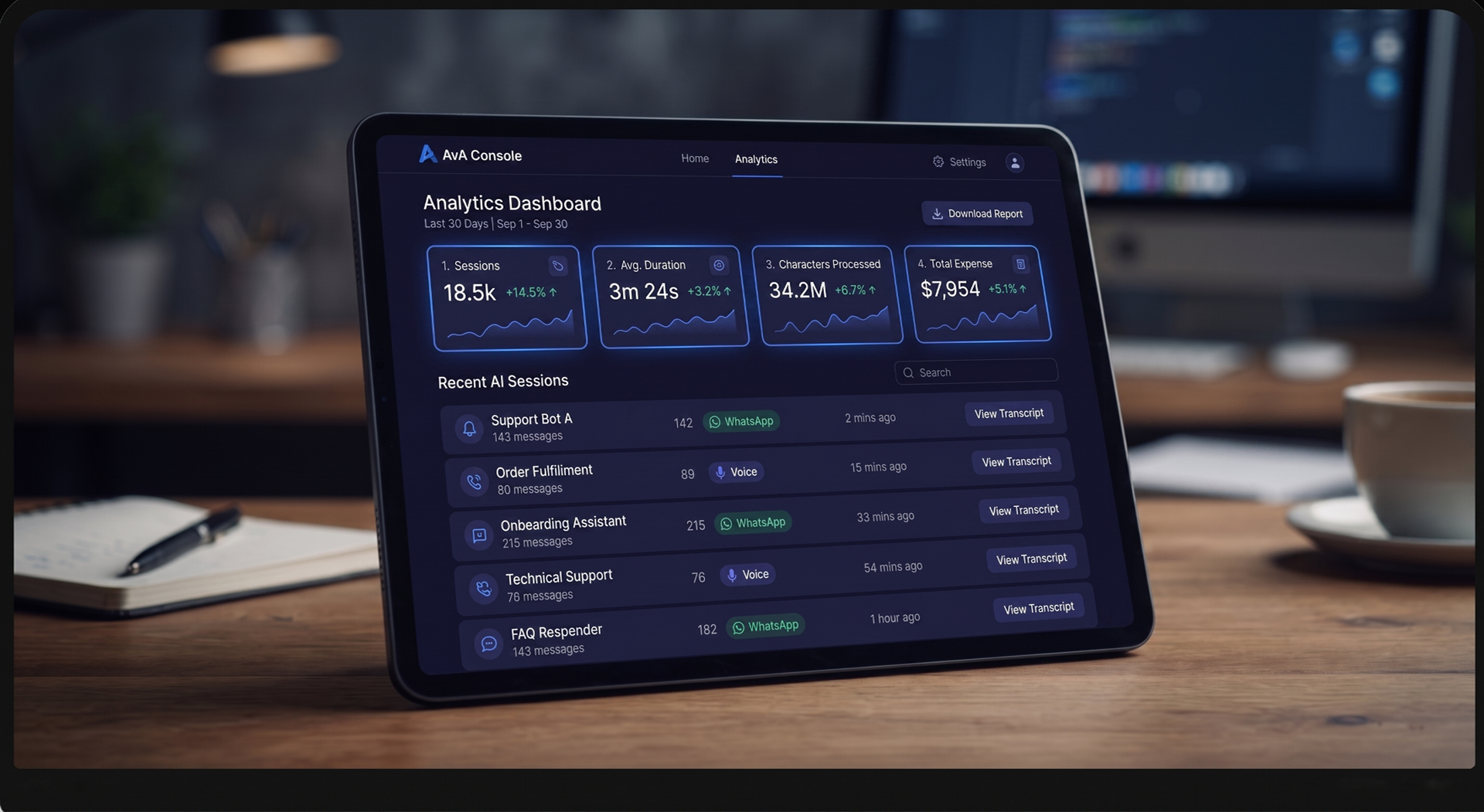 Analytics Dashboard Preview